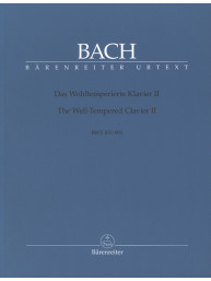J.S. Bach: The Well-Tempered Clavier II - BWV 870-893 (noty na klavír)