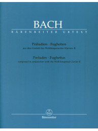 J.S. Bach: Preludes and Fughettas (noty na klavír)