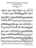 J.S. Bach: Miscellaneous Works for Piano I / 6 Little Preludes (noty na klavír)