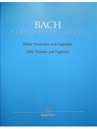 J.S. Bach: Little Preludes and Fughettas (noty na klavír)