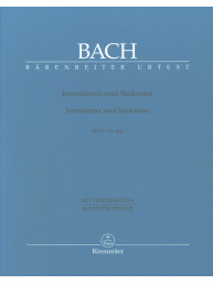 J.S. Bach: Inventions & Sinfonias (noty na klavír)