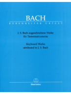 J.S. Bach: Keyboard Works Attributed To J.S. Bach (noty na klavír)