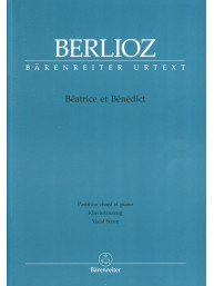 Hector Berlioz: Beatrice et Benedict Hol. 138 (noty na zpěv, klavír)