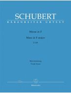 Franz Schubert: Missa F Major D 105 (noty na zpěv, klavír)