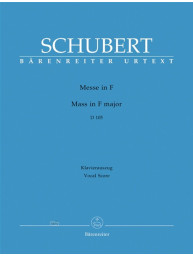 Franz Schubert: Missa F Major D 105 (noty na zpěv, klavír)
