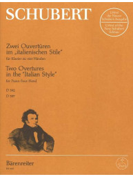 Franz Schubert: 2 Overtures In The Italian Style (noty na klavír)