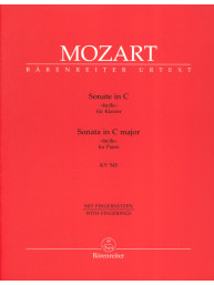 W.A. Mozart: Sonata in C major KV 545 (noty na klavír)