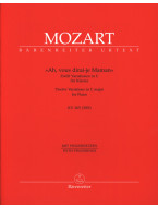 W.A. Mozart: Ah, vous dirai-je Maman KV 265 / 300e (noty na klavír)
