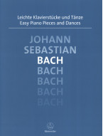 J.S. Bach: Easy Piano Pieces And Dances (noty na klavír)