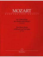 W.A. Mozart: The Music Books Of Mozart And His Sister (noty na klavír)