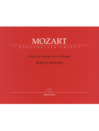 W.A. Mozart: Works For Piano Duet (noty na čtyřruční klavír)