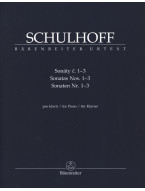 Erwin Schulhoff: Sonatas Nos. 1-3 (noty na klavír)