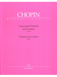Frédéric Chopin: Vingt-quatre Préludes op. 28 & Prélude op. 45 (noty na klavír)