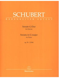 Franz Schubert: Piano Sonata In G Major Op. 78 D 894 (noty na klavír)