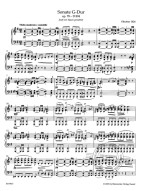 Franz Schubert: Piano Sonata In G Major Op. 78 D 894 (noty na klavír)