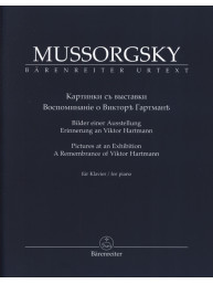 M.I. Musorgskij: Pictures at an Exhibition (noty na klavír)