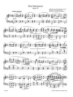 Johannes Brahms: 3 Intermezzi Op.117 (noty, sólo klavír)