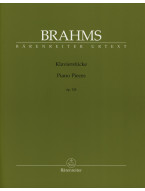Johannes Brahms: Piano Pieces Op.118 (noty na klavír)