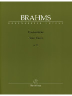 Johannes Brahms: Piano Pieces Op.119 (noty pro klavír)