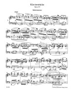 Johannes Brahms: Piano Pieces Op.119 (noty pro klavír)
