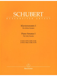 Franz Schubert: Piano Sonatas I - The Early Sonatas (noty na klavír)