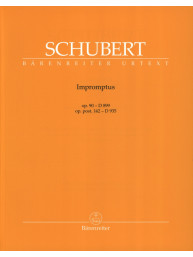 Franz Schubert: Impromptus Op. 90 D 899, Op. Post. 142 D 935 (noty na klavír)