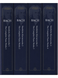 J.S. Bach: The Complete Piano Works in 4 Volumes (noty na klavír)