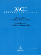 Johann Sebastian Bach: Notebook For Wilhelm Friedemann Bach (noty na klavír)