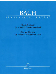 Johann Sebastian Bach: Notebook For Wilhelm Friedemann Bach (noty na klavír)