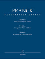 Cessar Franck: Sonata (noty na příčnou flétnu, klavír)