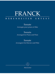 Cessar Franck: Sonata (noty na příčnou flétnu, klavír)