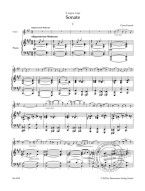 Cessar Franck: Sonata (noty na příčnou flétnu, klavír)