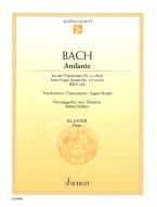 Johann Sebastian Bach: Andante From Organ Sonata No. 4 E minor (noty na klavír)