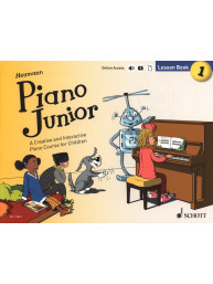 Hans-Günter Heumann: Piano Junior - Lesson Book 1 (noty na klavír)(+audio)