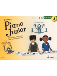 Hans-Günter Heumann: Piano Junior: Duet Book 1 (noty na čtyřruční)(+audio)