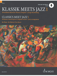 Classics Meet Jazz 1 (noty na klavír)(+audio)