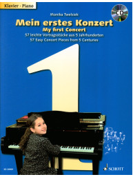 My first Concert: 57 Easy Concert Pieces from 5 Centuries (noty na snadný klavír)(+audio)