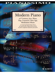 Modern Piano: 20th Century, Jazz, Blues, Pop, Crossover, New Age, Meditation Music (noty na klavír)
