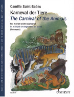 Camille Saint-Saëns: The Carnival of the Animals / Karneval zvířat (noty na snadný klavír)