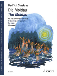 Bedřich Smetana: The Moldau / Vltava (noty na snadný klavír)