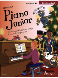 Hans-Günter Heumann: Piano Junior Christmas Book (noty na snadný klavír)(+audio)