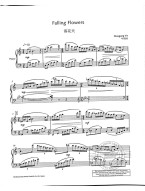 Xiaogang Ye: Falling Flowers op. 100b (noty na klavír)