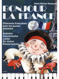 Hans-Günter Heumann: Bonjour La France (noty na snadný klavír)