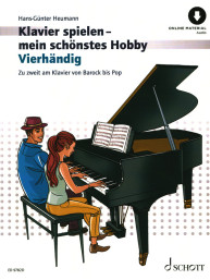 Hans-Günter Heumann: Klavier spielen mein schönstes Hobby - Vierhändig (noty na čtyřruční klavír)(+audio)