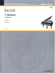 Max Reger: 7 Waltzes Opus 11 (noty na klavír)