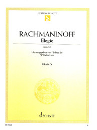 Sergej Rachmaninov: Elegy op. 3/1 (noty na klavír)