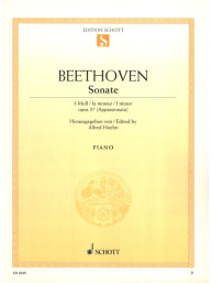 Ludwig van Beethoven: Sonate f-Moll op. 57 - Appassionata (noty na klavír)
