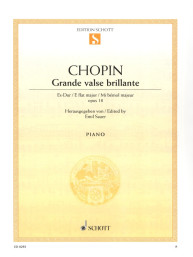 Frédéric Chopin: Grande valse brillante op. 18 (noty na klavír)
