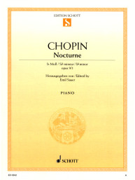 Frédéric Chopin: Nocturne in B-flat minor op. 9/1 (noty na klavír)