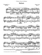Frédéric Chopin: Ballade G Opus 23 (noty na klavír)
